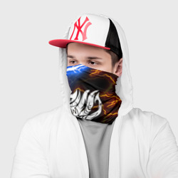 Бандана-труба 3D Голубые молнии - фото 2