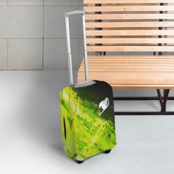 Чехол для чемодана 3D Хвост Феи зеленые мазки - фото 2