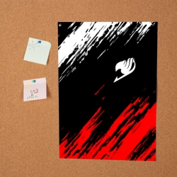 Постер Хвост феи белый лого - фото 2