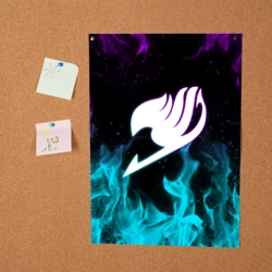 Постер Хвост Феи голубой и фиолетовый - фото 2