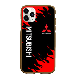 Чехол для iPhone 11 Pro Max матовый Mitsubishi