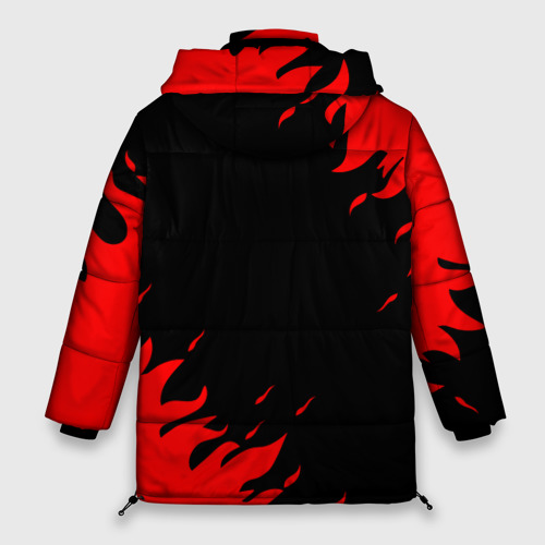 Женская зимняя куртка Oversize Mitsubishi, цвет красный - фото 2