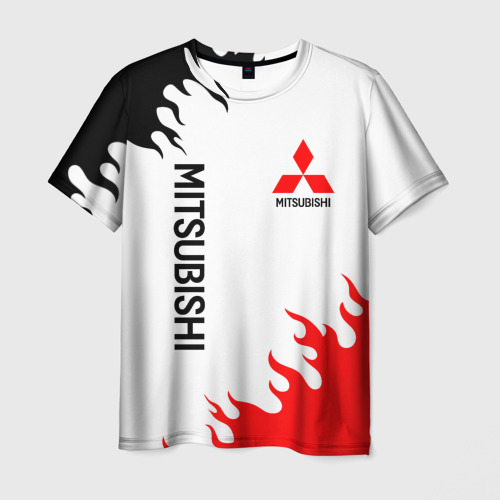 Мужская футболка 3D MITSUBISHI, цвет 3D печать