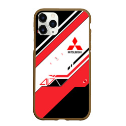 Чехол для iPhone 11 Pro Max матовый Mitsubishi sport