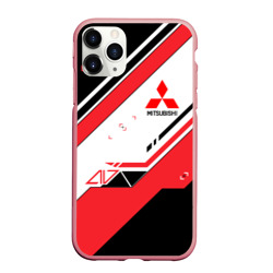 Чехол для iPhone 11 Pro Max матовый Mitsubishi sport