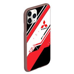 Чехол для iPhone 11 Pro Max матовый Mitsubishi sport - фото 2