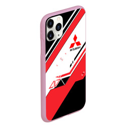 Чехол для iPhone 11 Pro Max матовый Mitsubishi sport - фото 2