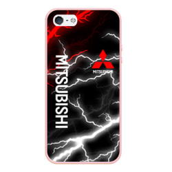 Чехол для iPhone 5/5S матовый Mitsubishi sport