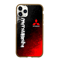 Чехол для iPhone 11 Pro Max матовый Mitsubishi sport