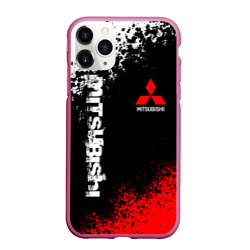 Чехол для iPhone 11 Pro Max матовый Mitsubishi sport