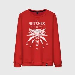 Мужской свитшот хлопок Ведьмак the Witcher Геральт