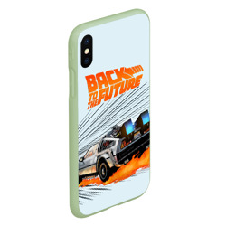 Чехол для iPhone XS Max матовый Back to the Future - фото 2