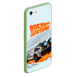 Чехол для iPhone 5/5S матовый Back to the Future - фото 2