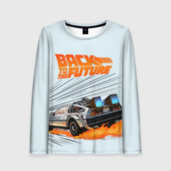 Женский лонгслив 3D Back to the Future