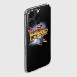 Чехол для iPhone 16 Pro Max силиконовый с защитой камеры Back to the Future - фото 2