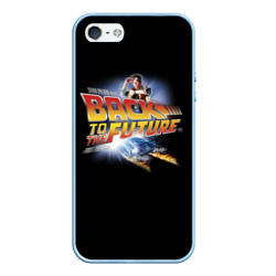 Чехол для iPhone 5/5S матовый Back to the Future