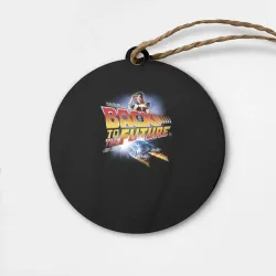 Деревянная игрушка круг Back to the Future