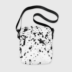 Сумка через плечо 3D Далматинец - брызги чёрными пятнами