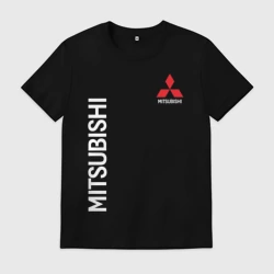 Мужская футболка хлопок Mitsubishi Митсубиси