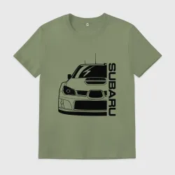 Мужская футболка хлопок Subaru Субару Импреза