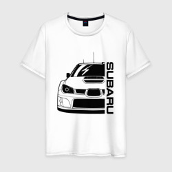 Мужская футболка хлопок Subaru Субару Импреза