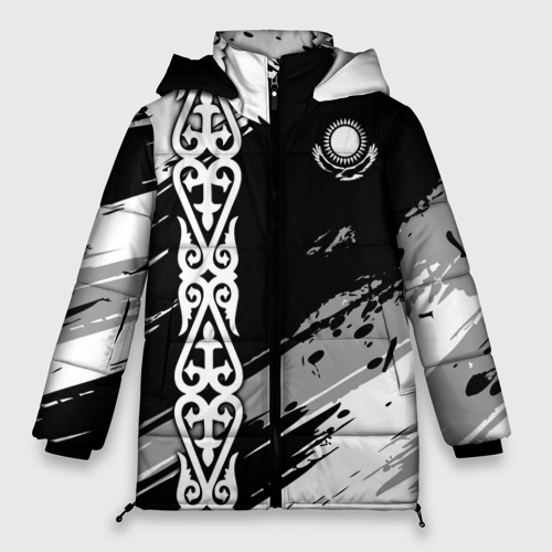 Женская зимняя куртка Oversize Форма Казахстан, цвет черный