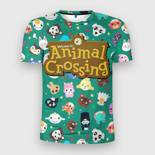 Мужская футболка 3D Slim Animal Crossing, цвет 3D печать