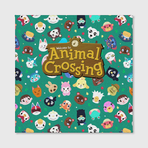 Холст квадратный Animal Crossing, цвет 3D печать - фото 2