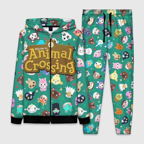 Женский костюм 3D с принтом Animal Crossing, вид спереди #2