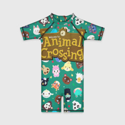Детский купальный костюм 3D Animal Crossing