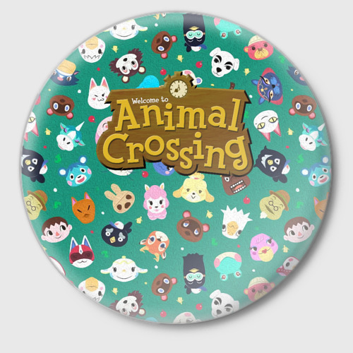Значок с принтом Animal Crossing, вид спереди №1