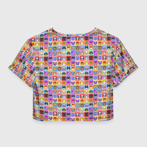 Женская футболка Crop-top 3D ANIMAL CROSSING, цвет 3D печать - фото 2