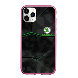 Чехол для iPhone 11 Pro матовый Skoda