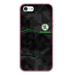 Чехол для iPhone 5/5S матовый Skoda