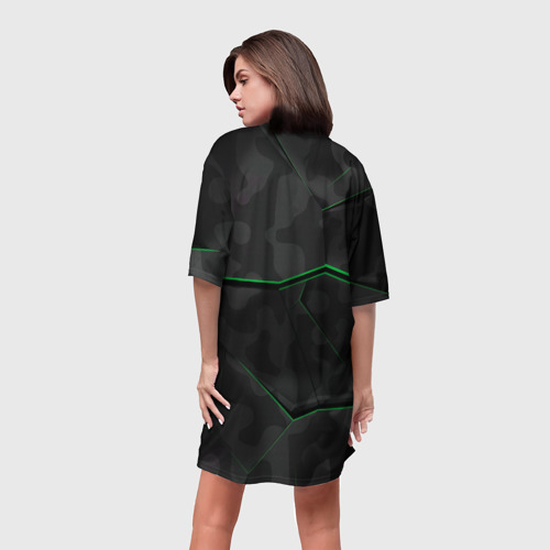 Платье-футболка 3D Skoda, цвет 3D печать - фото 4