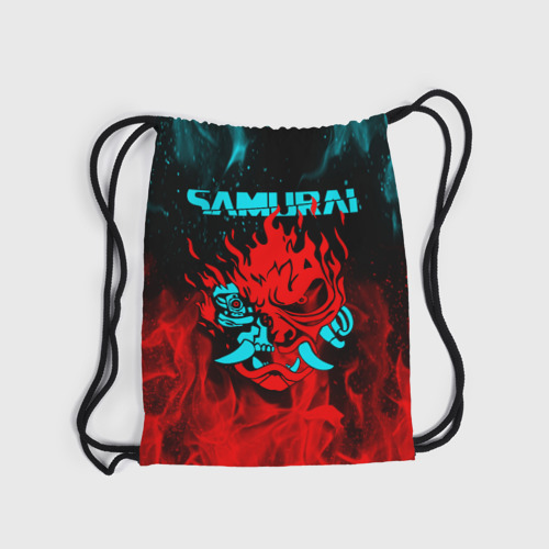 Рюкзак-мешок 3D Cyberpunk 2077: самурай - фото 6