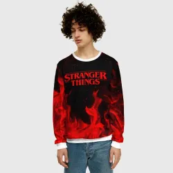 Мужской свитшот 3D Stranger things Очень странные дела - фото 2