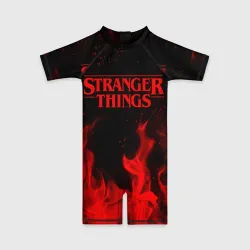 Детский купальный костюм 3D Stranger things Очень странные дела