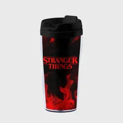 Термокружка-непроливайка Stranger things Очень странные дела