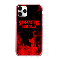 Чехол для iPhone 11 Pro Max матовый Stranger things Очень странные дела