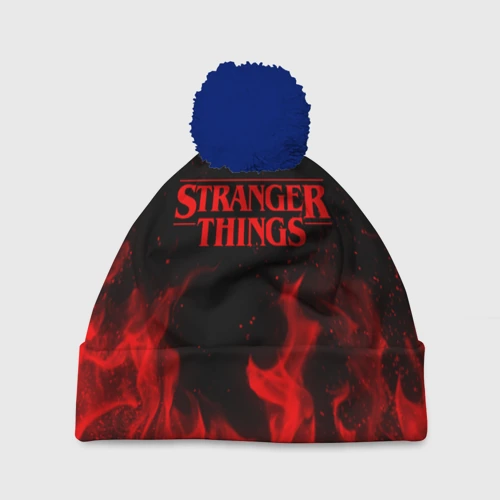Шапка 3D c помпоном Stranger things Очень странные дела