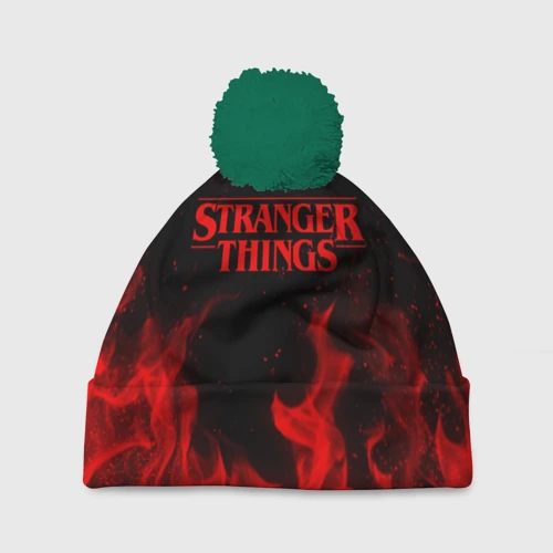 Шапка 3D c помпоном Stranger things Очень странные дела
