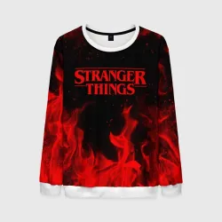 Мужской свитшот 3D Stranger things Очень странные дела