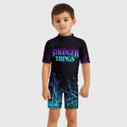 Детский купальный костюм 3D Stranger things Очень странные дела - фото 2