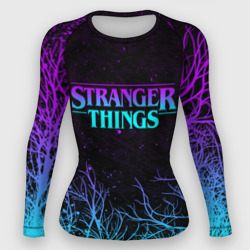 Женский рашгард 3D Stranger things Очень странные дела