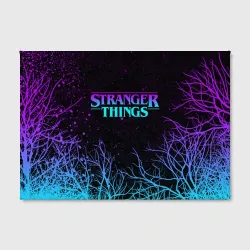 Холст прямоугольный Stranger things Очень странные дела - фото 2