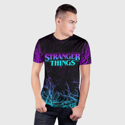 Мужская футболка 3D Slim Stranger things Очень странные дела - фото 2
