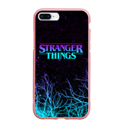 Чехол для iPhone 7Plus/8 Plus матовый Stranger things Очень странные дела