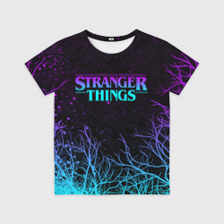 Детская футболка 3D Stranger things Очень странные дела