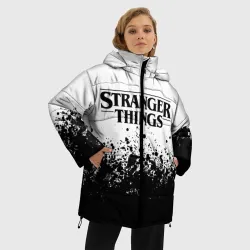 Женская зимняя куртка Oversize Stranger things - фото 2